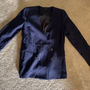 Navy Blue J Crew pant suit set Sz 4